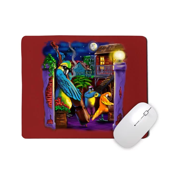 Jazz Parrots Mousepad