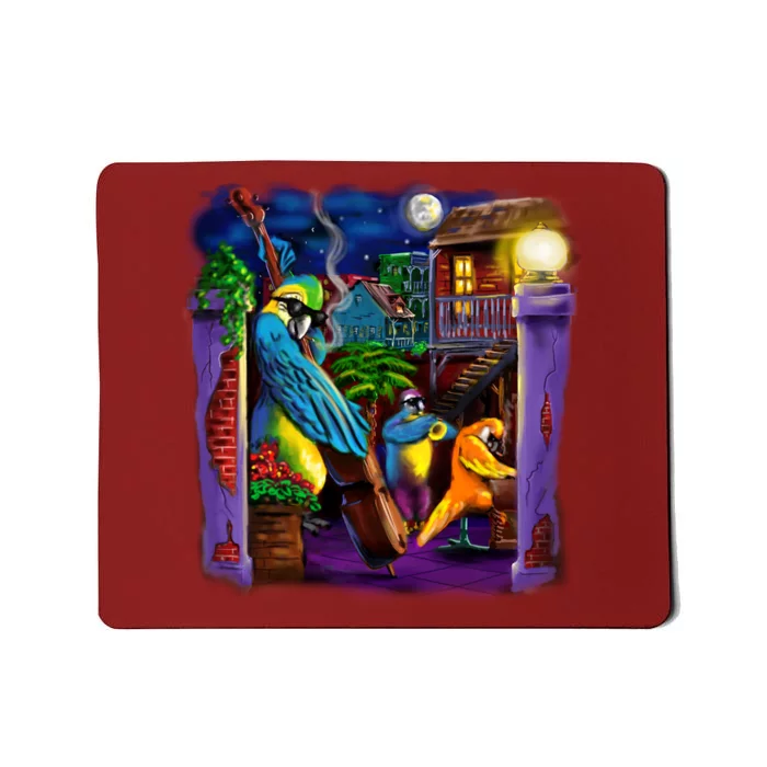 Jazz Parrots Mousepad