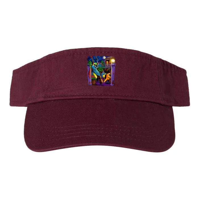 Jazz Parrots Valucap Bio-Washed Visor