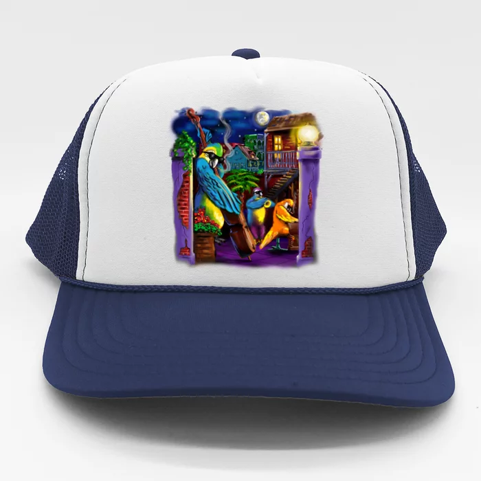 Jazz Parrots Trucker Hat