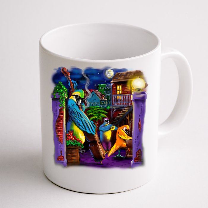 Jazz Parrots Front & Back Coffee Mug