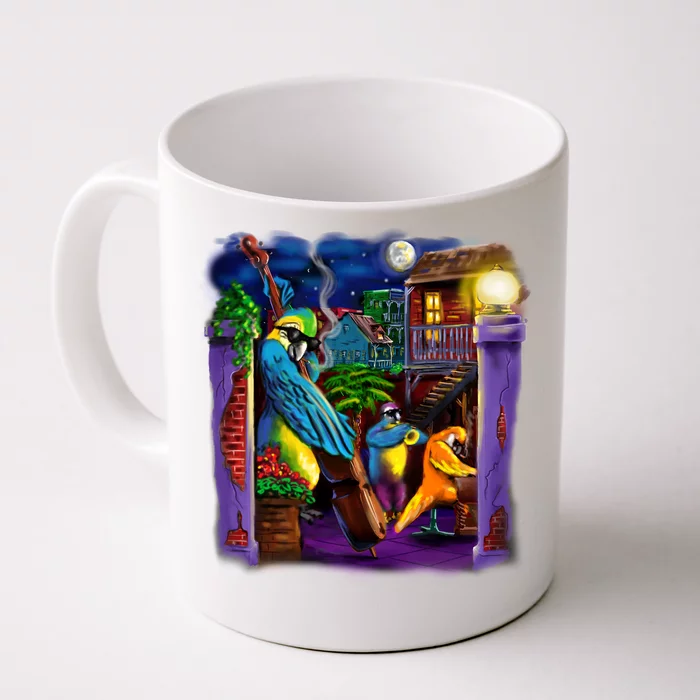 Jazz Parrots Front & Back Coffee Mug