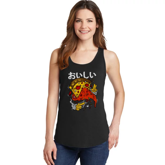 Jutsu Pizza Ladies Essential Tank