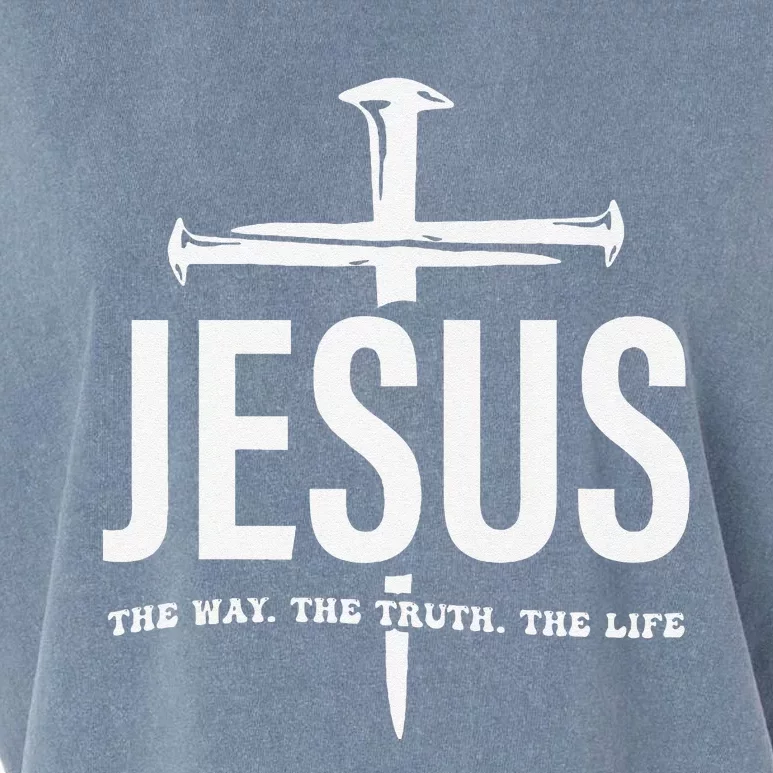 Jesus Premium Garment-Dyed Women's Muscle Tee