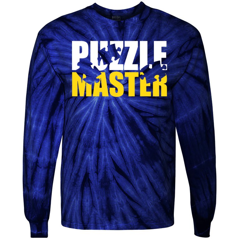 Jigsaw Puzzle Master Tie-Dye Long Sleeve Shirt