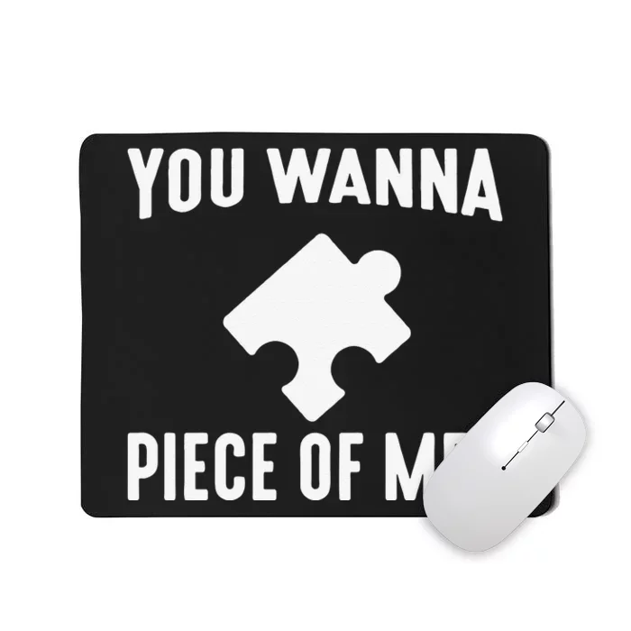 Jigsaw Puzzle Master Puzzle King Queen You Wanna Piece Mousepad