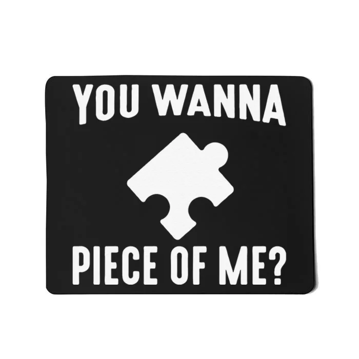 Jigsaw Puzzle Master Puzzle King Queen You Wanna Piece Mousepad