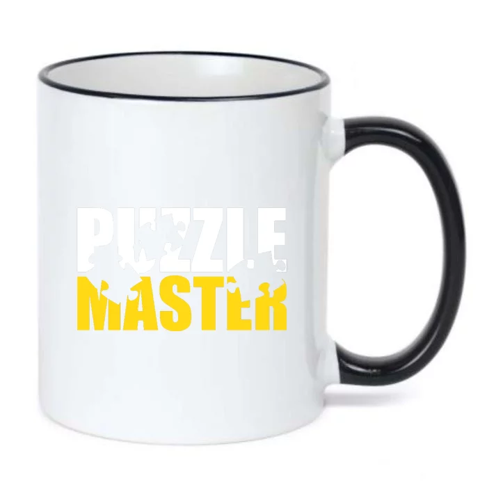 Jigsaw Puzzle Master Black Color Changing Mug