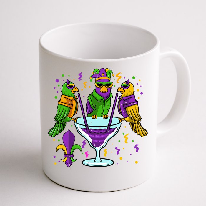 Jester Parrot Masquerade Party Mardi Gras Carnival Parade Meaningful Gift Front & Back Coffee Mug