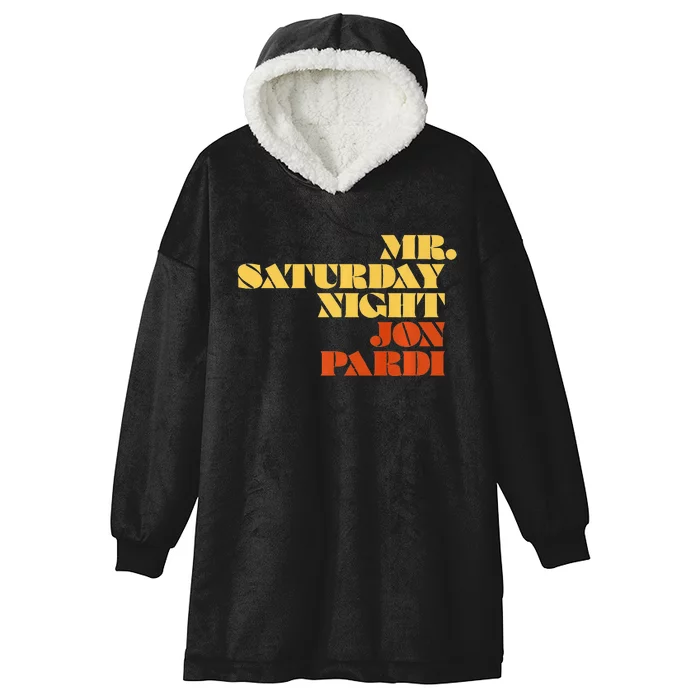 Jon Pardi Mr. Saturday Night Hooded Wearable Blanket