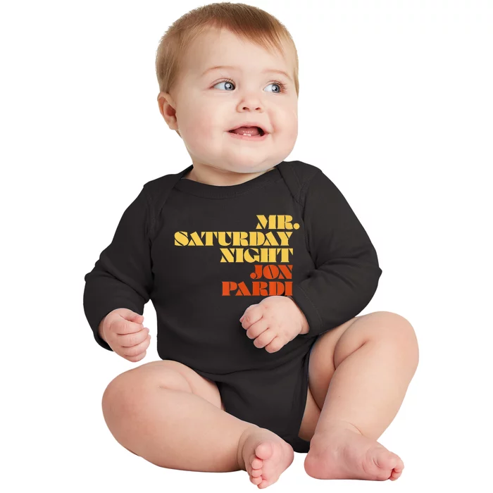 Jon Pardi Mr. Saturday Night Baby Long Sleeve Bodysuit