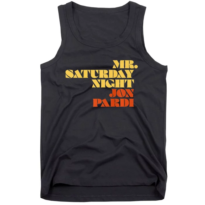 Jon Pardi Mr. Saturday Night Tank Top