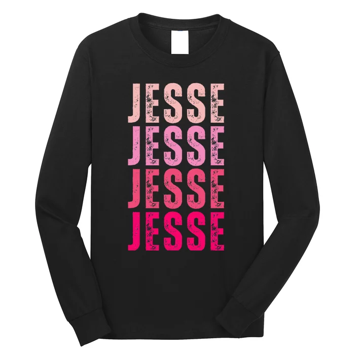 Jesse Personalized Name I Love Jesse Long Sleeve Shirt