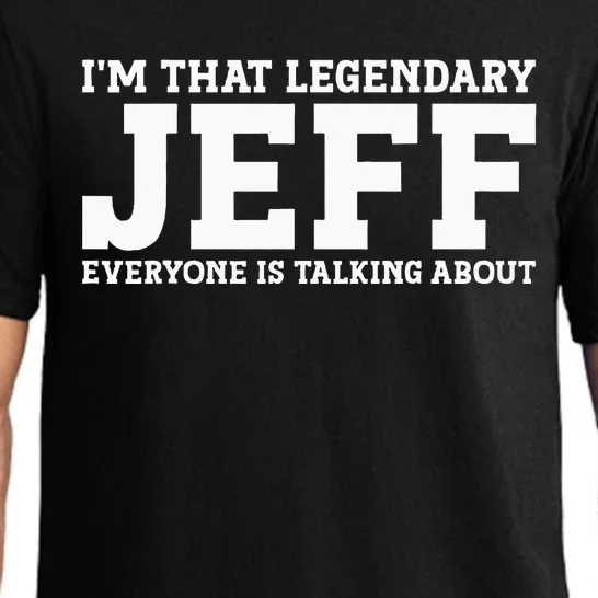 Jeff Personal Name First Name Funny Jeff Pajama Set