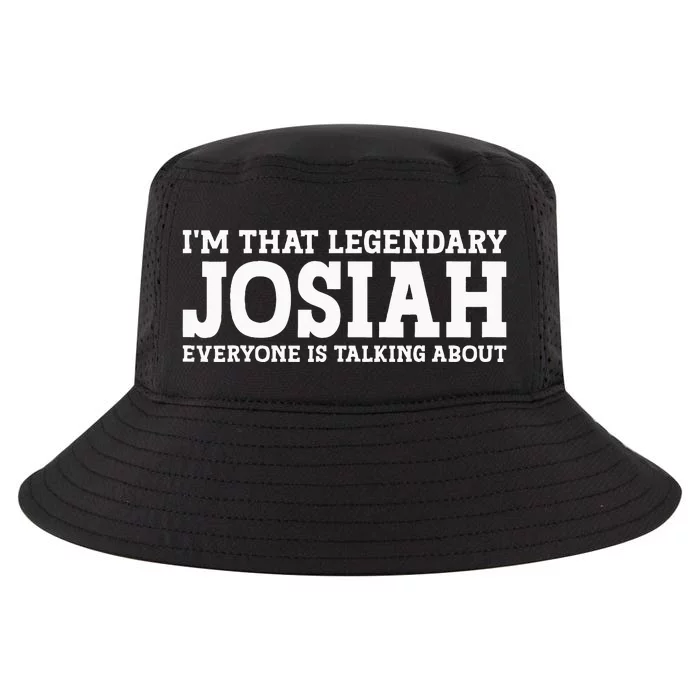 Josiah Personal Name Funny Josiah Cool Comfort Performance Bucket Hat