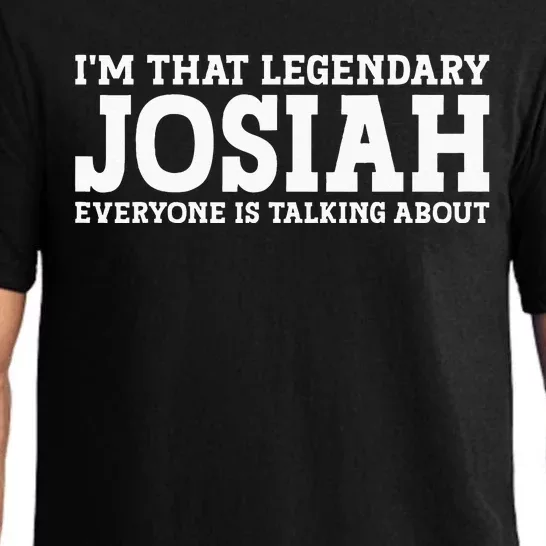 Josiah Personal Name Funny Josiah Pajama Set