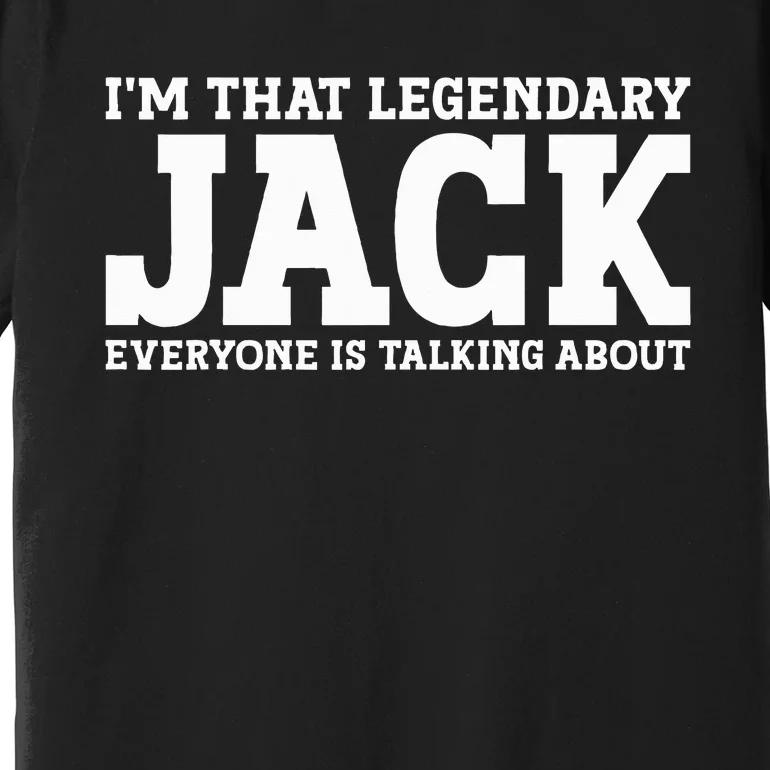 Jack Personal Name Funny Jack Premium T-Shirt