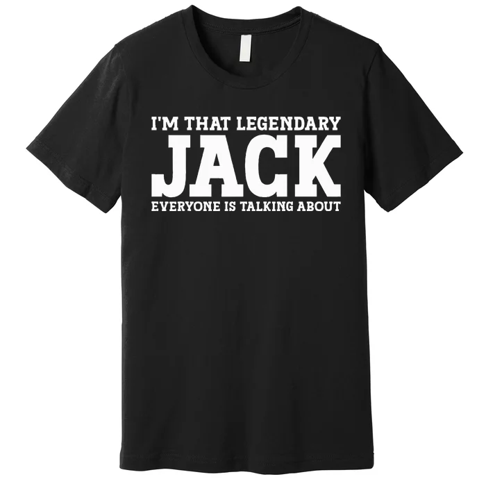 Jack Personal Name Funny Jack Premium T-Shirt