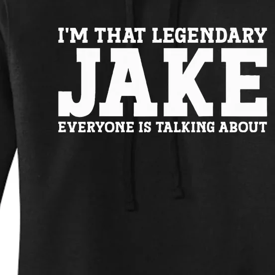 Jake Personal Name Funny Jake Women's Pullover Hoodie