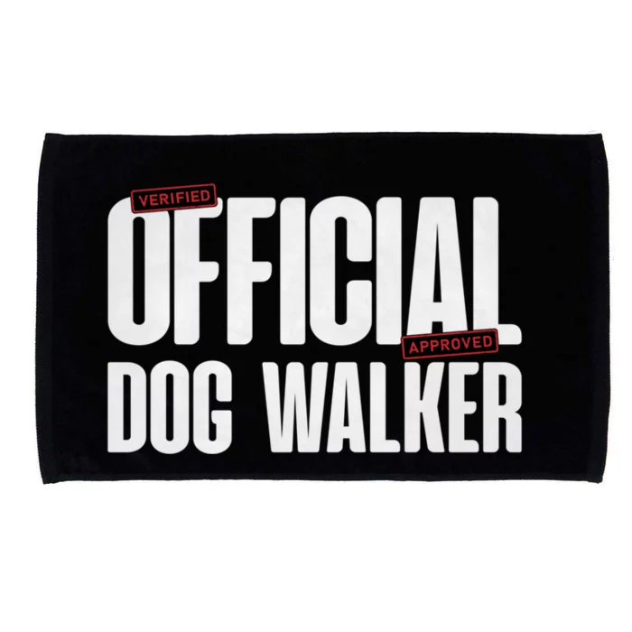 Joke Pet Owner Humor Dog Walker Training Dog Lovers Gift Microfiber Hand Towel