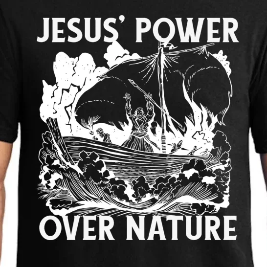 Jesus's Power Over Nature Pajama Set