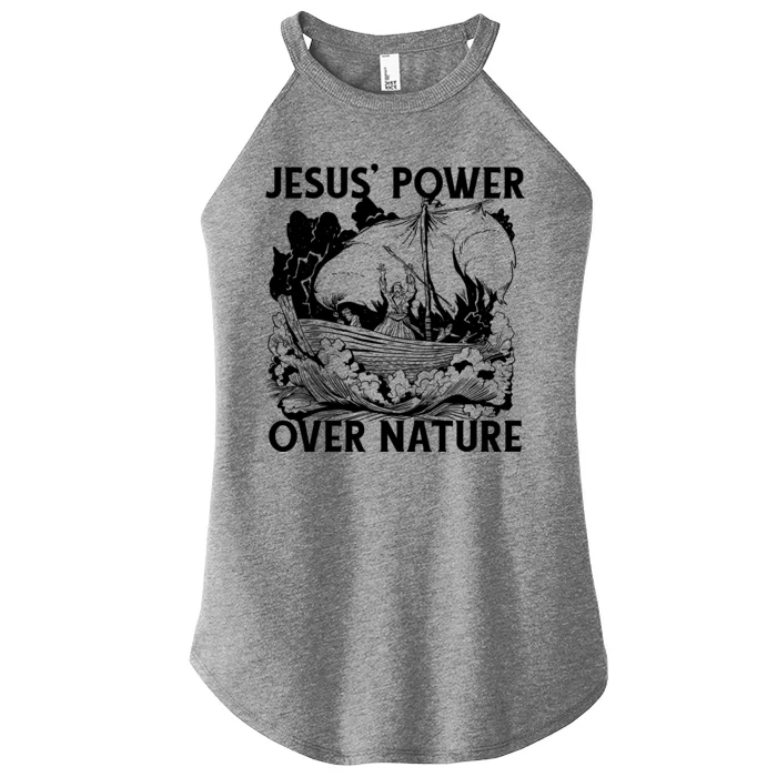 Jesus's Power Over Nature Women’s Perfect Tri Rocker Tank