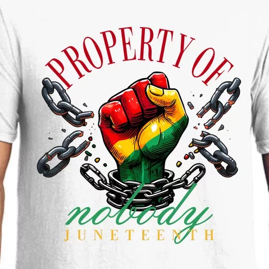 Juneteenth Property Of Nobody Pajama Set