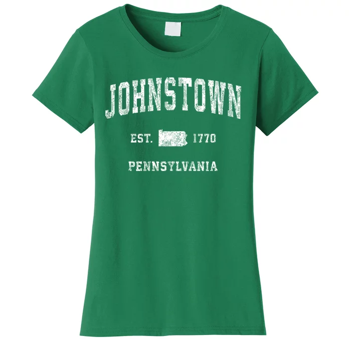 Johnstown Pennsylvania Pa Vintage Athletic Sports Women's T-Shirt