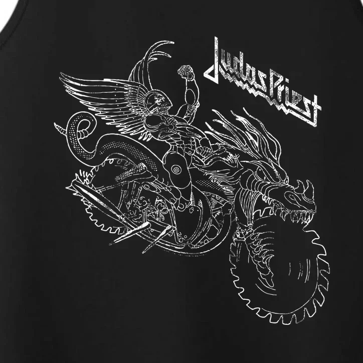 Judas Priest – Pain Killer Wireframe Performance Tank