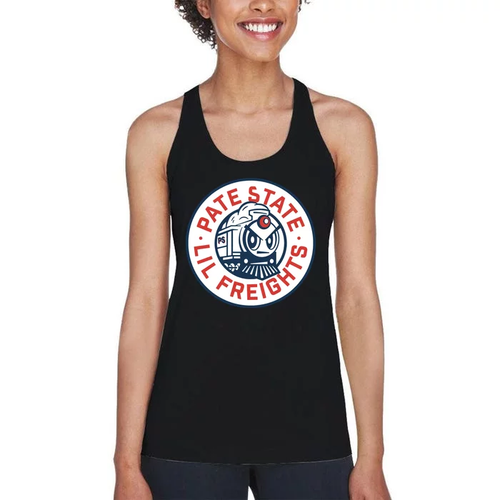 Josh Pate Pate State Lil Freights Women's Racerback Tank