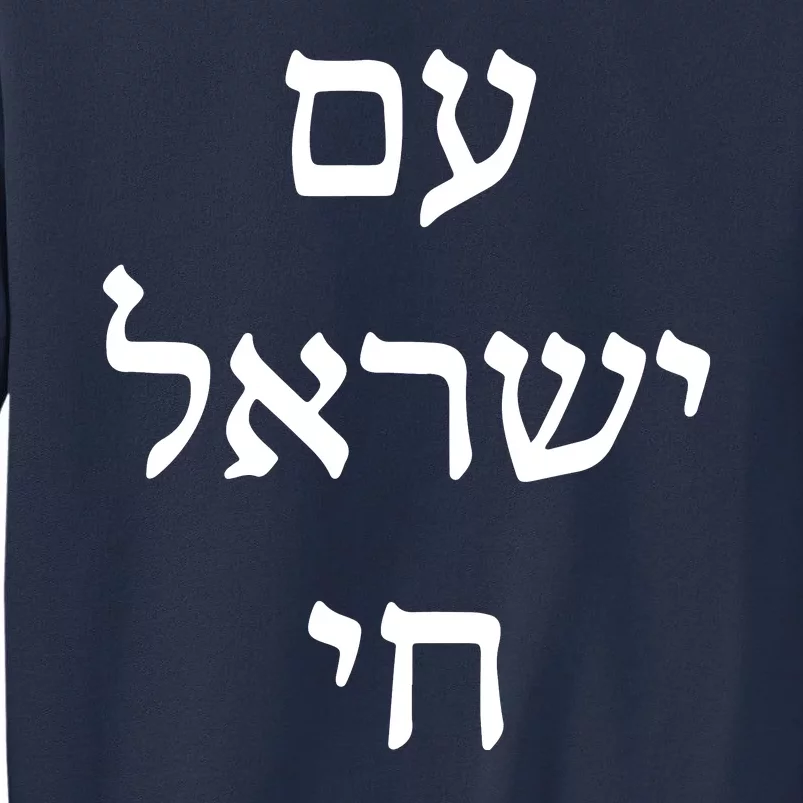 Jewish Pride Support Israel Hebrew Jerusalem Am Israel Chai Sweatshirt