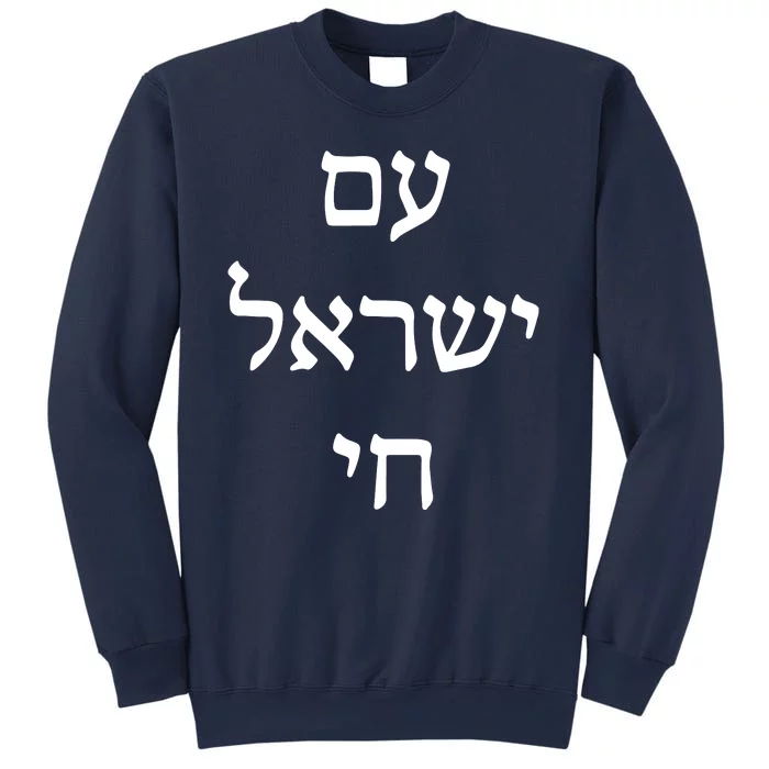 Jewish Pride Support Israel Hebrew Jerusalem Am Israel Chai Sweatshirt