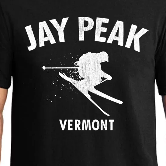 Jay Peak Skiing Gift Vermont Ski Cool Gift Pajama Set