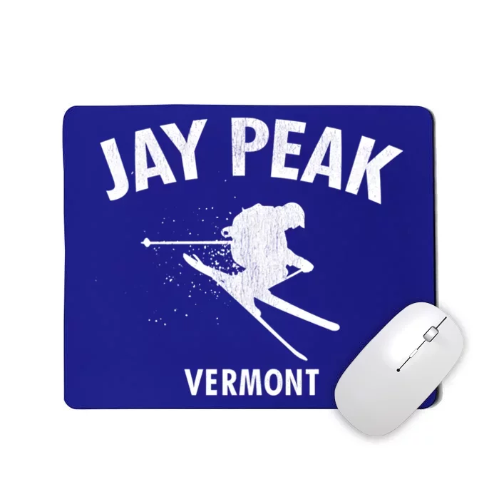 Jay Peak Skiing Gift Vermont Ski Cool Gift Mousepad