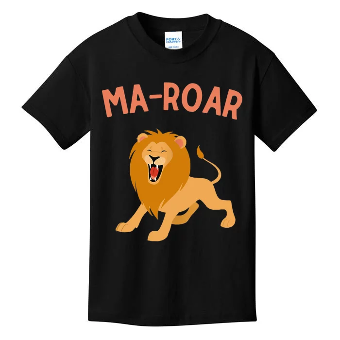 Jewish Passover Seder Plate Maror Ma-Roar Lion Of Judah Kids T-Shirt