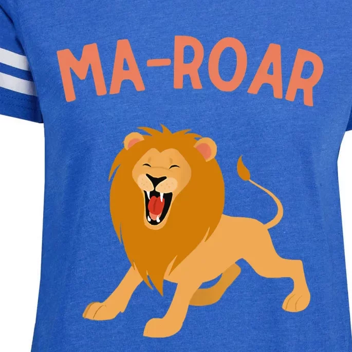 Jewish Passover Seder Plate Maror Ma-Roar Lion Of Judah Enza Ladies Jersey Football T-Shirt