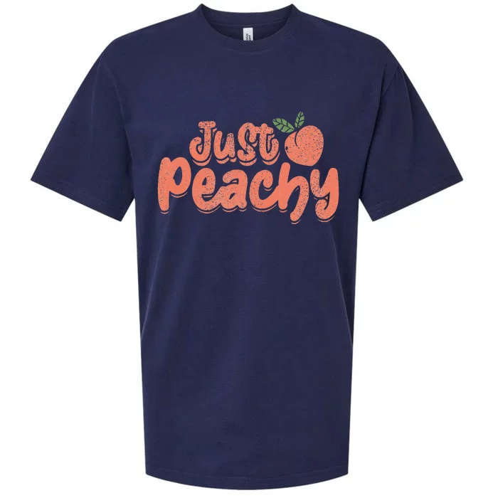 Just Peachy Sassy Summer Loving Peachy Sueded Cloud Jersey T-Shirt