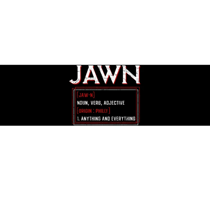 Jawn Philadelphia Slang Resident Hometown Pride Bumper Sticker