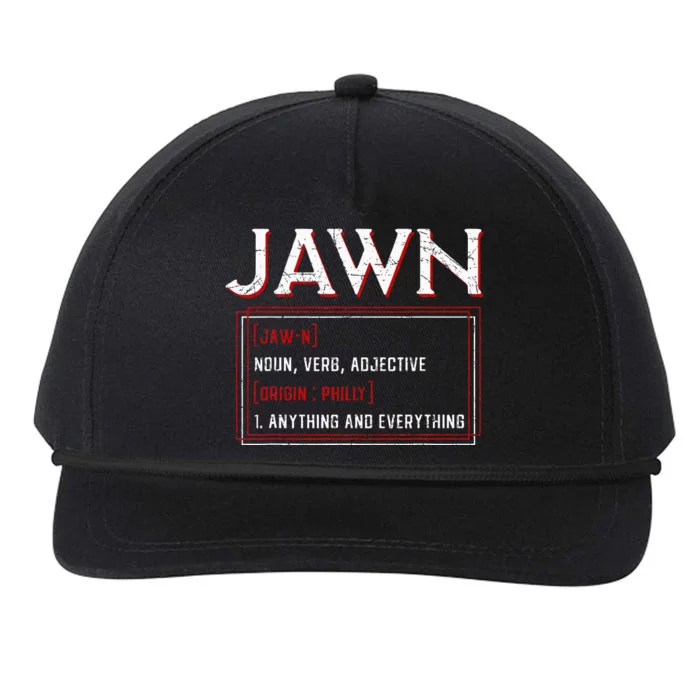 Jawn Philadelphia Slang Resident Hometown Pride Snapback Five-Panel Rope Hat