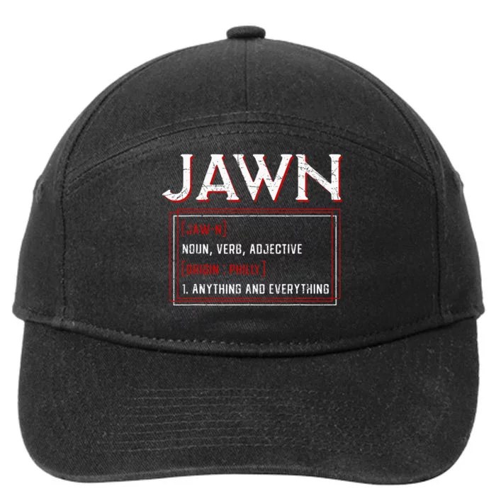 Jawn Philadelphia Slang Resident Hometown Pride 7-Panel Snapback Hat