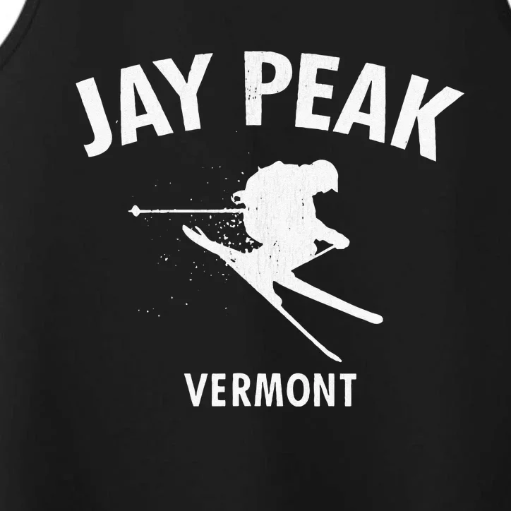 Jay Peak Skiing Tee Vermont Ski Performance Tank