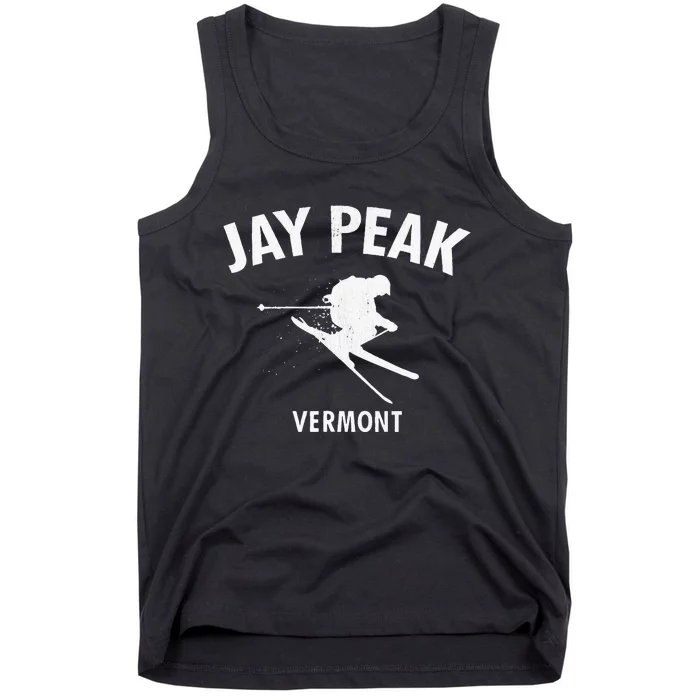 Jay Peak Skiing Tee Vermont Ski Tank Top