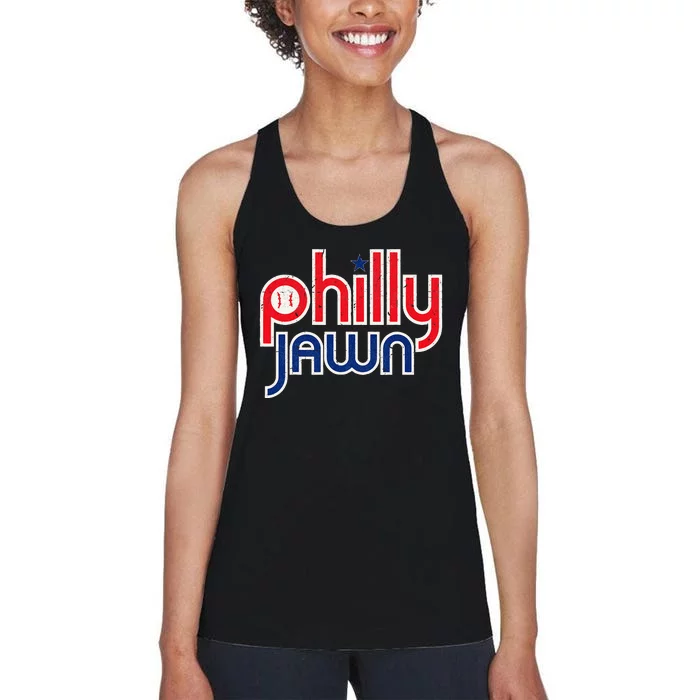 Jawn Philadelphia Slang Women's Racerback Tank