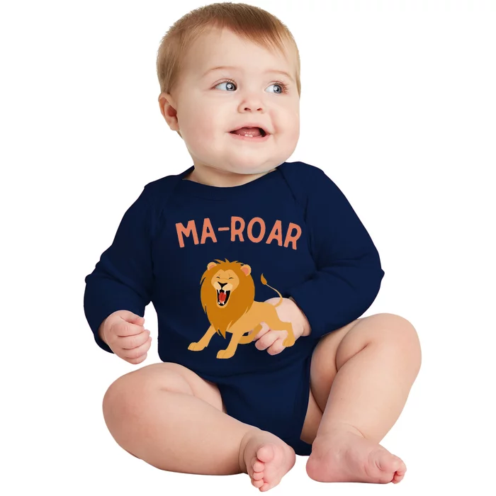 Jewish Passover Seder Plate Maror MaRoar Lion Of Judah Baby Long Sleeve Bodysuit