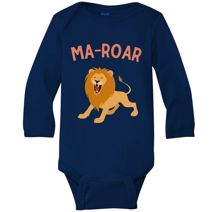 Jewish Passover Seder Plate Maror MaRoar Lion Of Judah Baby Long Sleeve Bodysuit