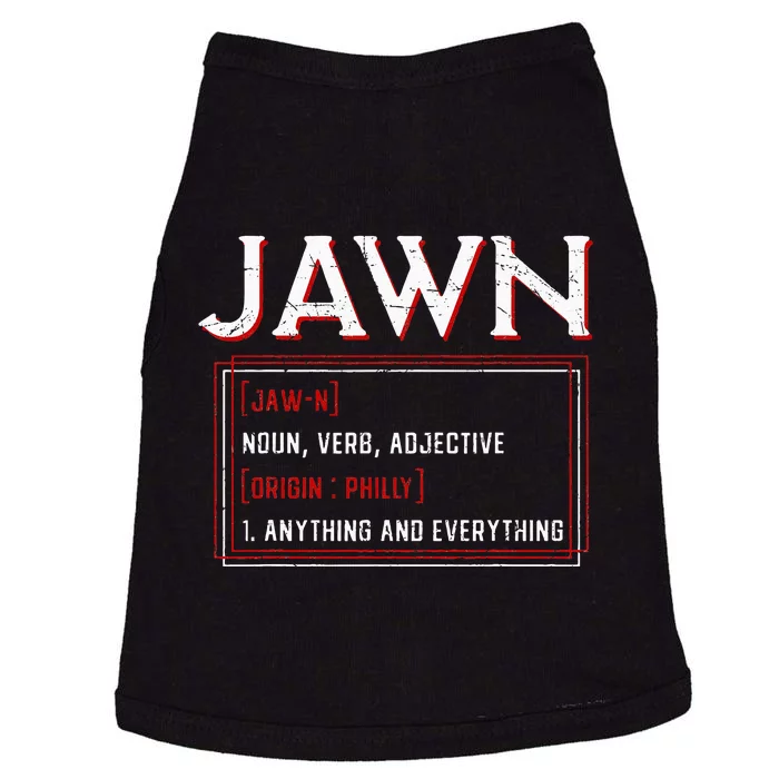 Jawn Philadelphia Slang Resident Hometown Pride Doggie Tank