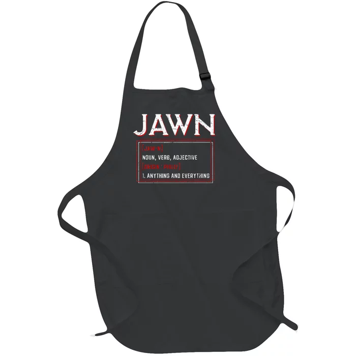 Jawn Philadelphia Slang Resident Hometown Pride Full-Length Apron With Pocket