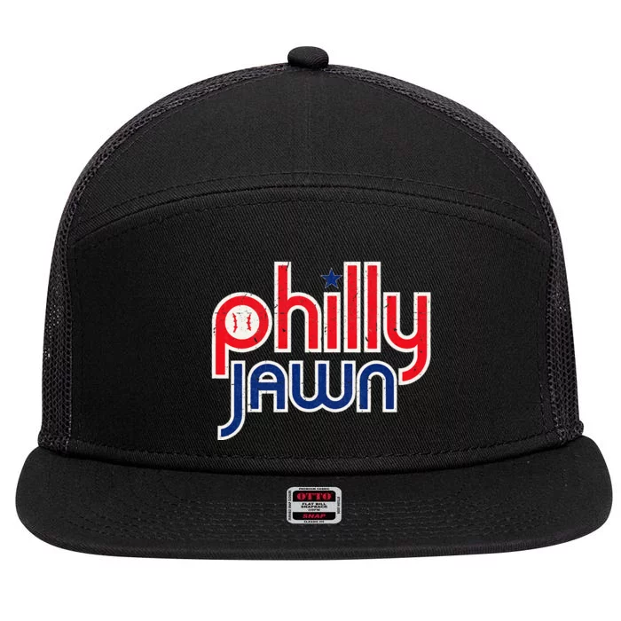 Jawn Philadelphia Slang Jawn Resident Hometown Pride 7 Panel Mesh Trucker Snapback Hat