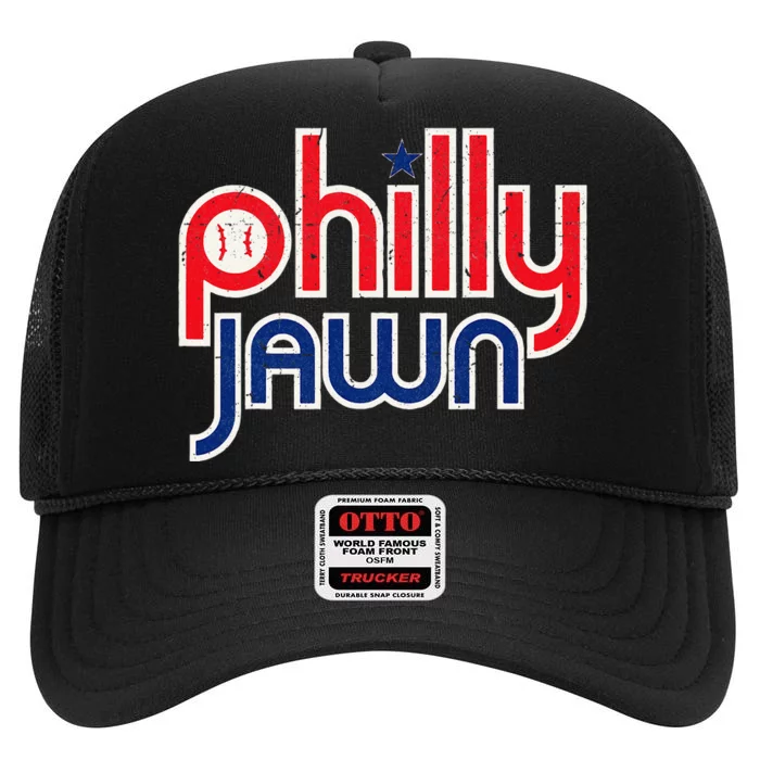 Jawn Philadelphia Slang Jawn Resident Hometown Pride High Crown Mesh Trucker Hat