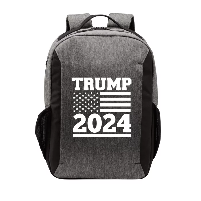 Jumbo Print Trump 2024 Usa Flag Vector Backpack